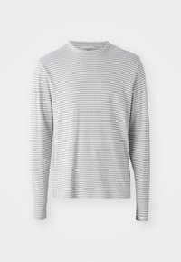 TEE MINI STRIPE - Bluză cu mânecă lungă - heather grey/ecru