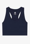 MEDIUM SUPPORT RIBBED SPORTS BRA WITH RACER BACK - Sportski grudnjak sa srednje jakom potporom - dark blue