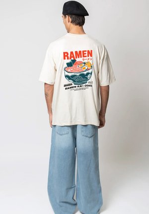 Kaotiko RAMEN OSAKA UNISEX - T-shirts print - white