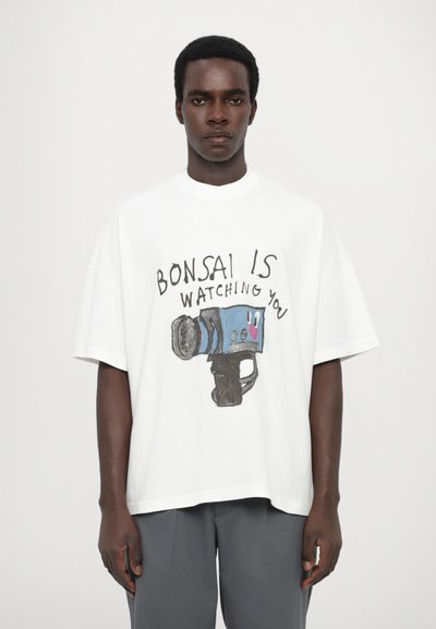 Bonsai TEE PRINTED GRAPHIC UNISEX - Print T-shirt - white