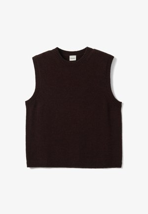 Stefanel, TANK TOP, REGULAR FIT. - Top - dark brown