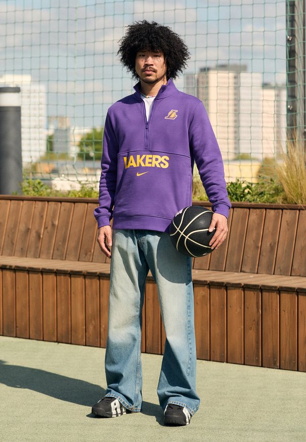 NBA LOS ANGELES LAKERS HALF ZIP - Club wear4