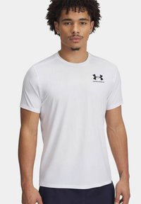 Under Armour - HEATGEAR FITTED - Športne majice - white white Miniaturna slika 1