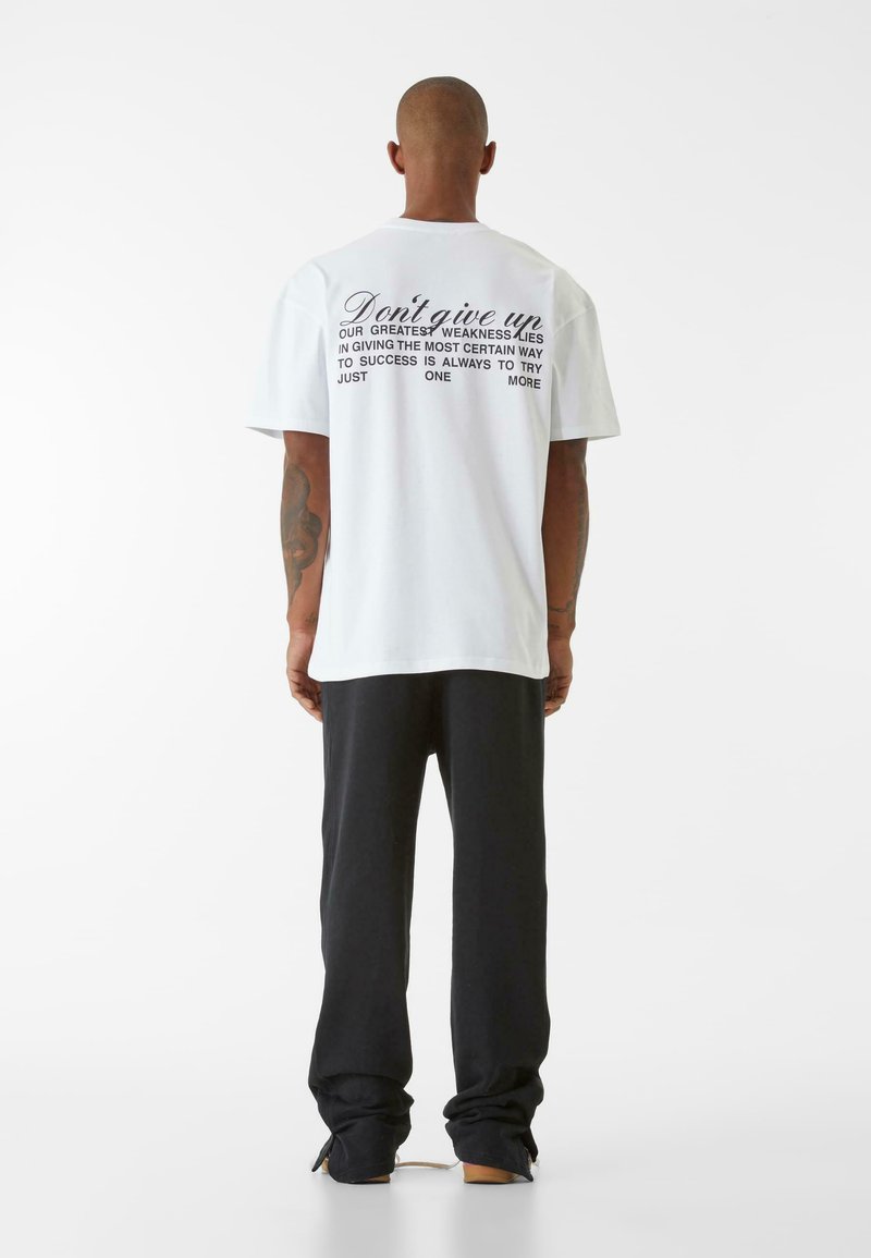 9N1M SENSE DONT T GIVE UP - Print T-shirt - white