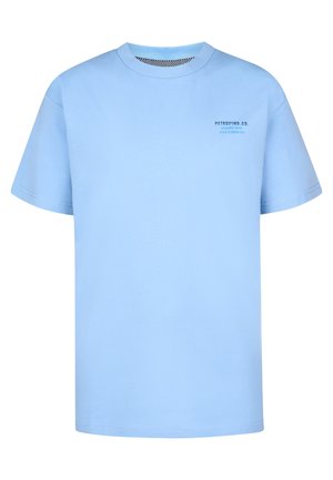 BACK PRINT FLAMINGOLINE - T-shirt med print - cool blue