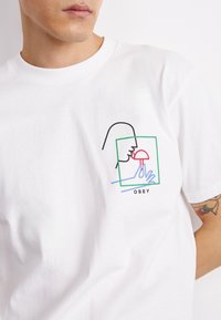 Obey Clothing TASTE TEST - Camiseta estampada - white