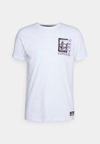 T-shirt estampada - optic white/multicolour