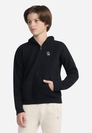 Abercrombie & Fitch ESSENTIALS FULL ZIP - Majica s kapuljačom i patentnim zatvaračem - anthracite