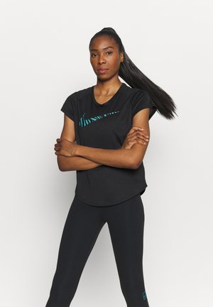 ICON CLASH RUN - Print T-shirt - black/silver
