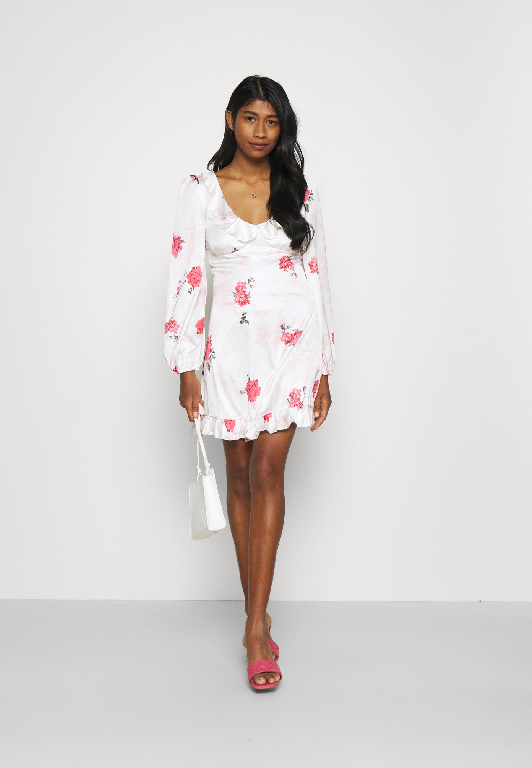 Missguided FLORAL FRILL DETAIL SWING 