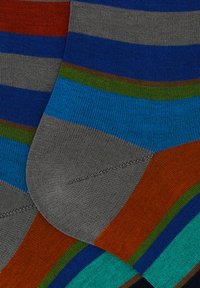 Gallo LONG WITH STRIPES - Knee high socks - grigio