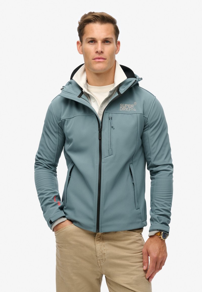 Superdry & Co HOODED TREKKER - Blouson - stormy weather blue