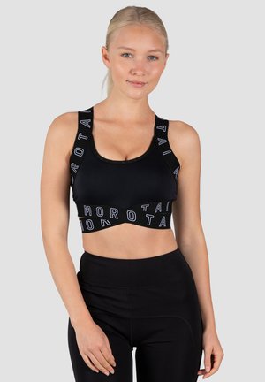 NAKA CROSS  - High support sports bra - schwarz