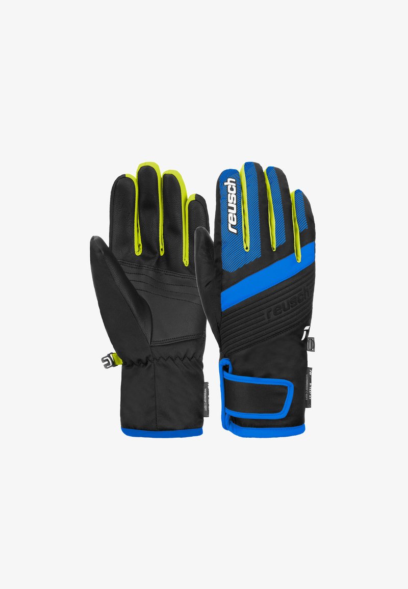 Reusch DUKE R-TEX® XT JUNIOR - Gloves - blck bril blu safety yell