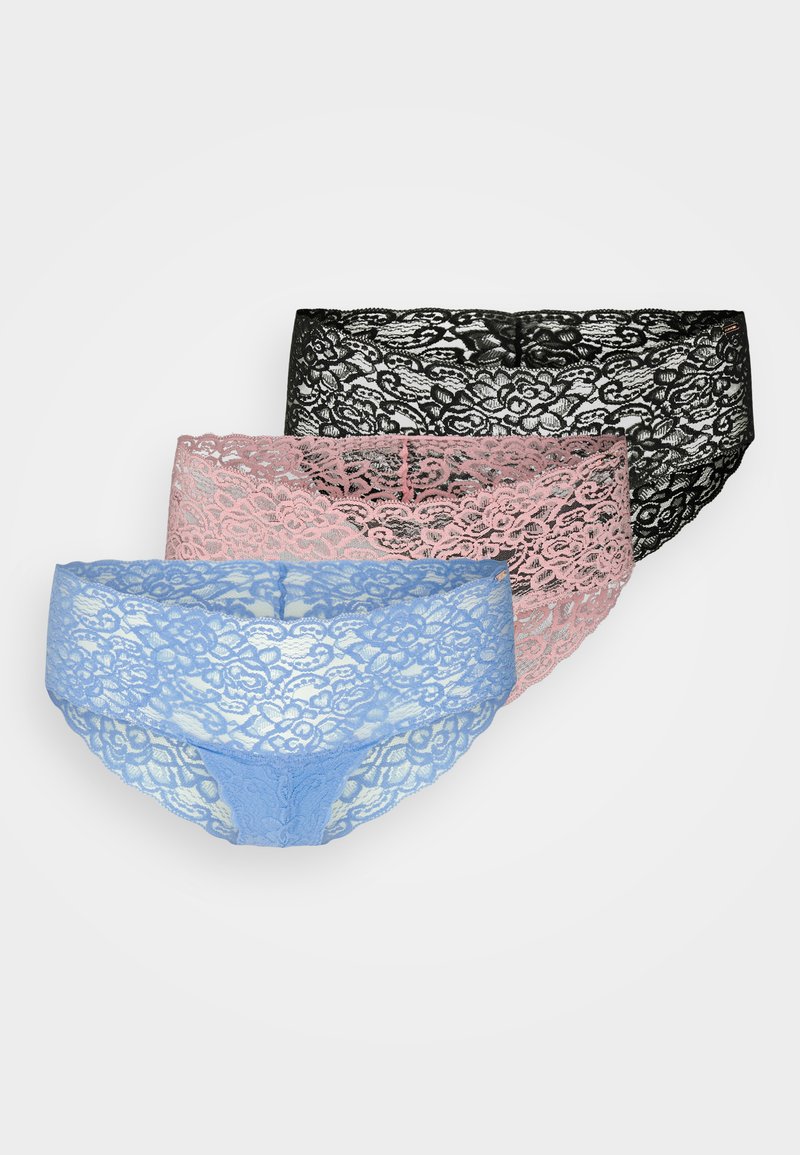 Damen BHs | DORINA LANA 3 PACK Panties coral/blue/black/mehrfarbig - PD54618 Damen BHs | DORINA LANA 3 PACK Panties coral/blue/black/mehrfarbig - PD54618