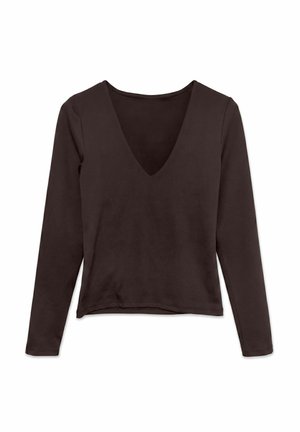 Vero Moda, TOP VMLIVA TOP - T-shirt à manches longues - chocolate torte
