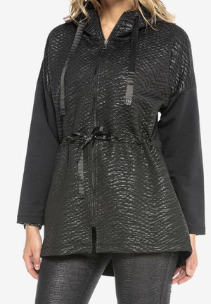 Zip-up sweatshirt - black