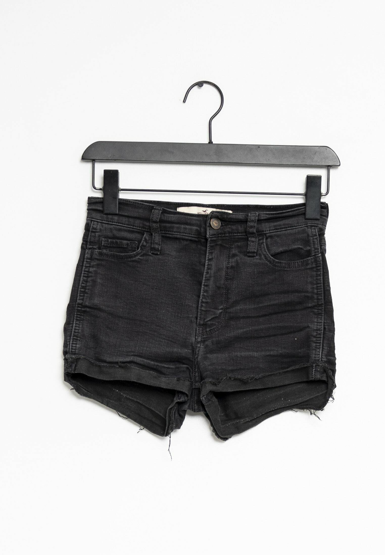 Hollister Denim shorts black (Pre-owned) Zalando