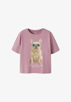 Name it, NAME IT T-SHIRT REGULAR FIT - Camiseta estampada - lilas