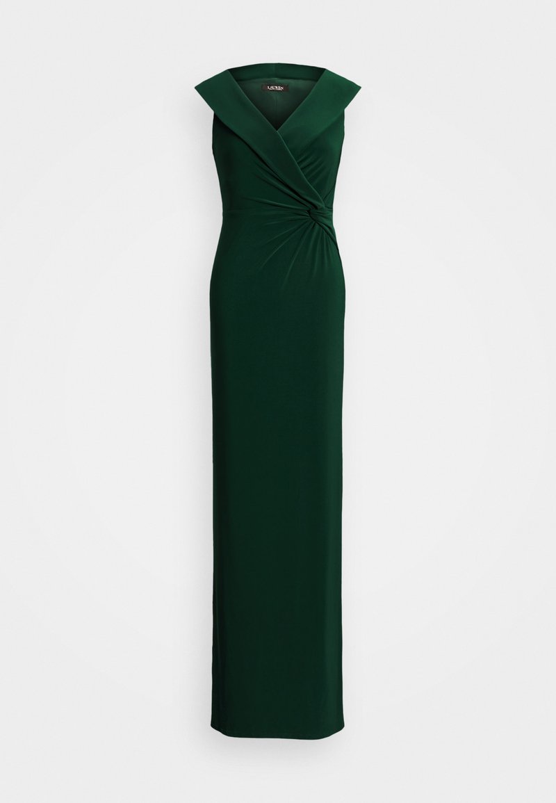 Lauren Ralph Lauren LEONIDAS SLEEVELESS GOWN - Vestido de fiesta - season  green/verde - Zalando.es