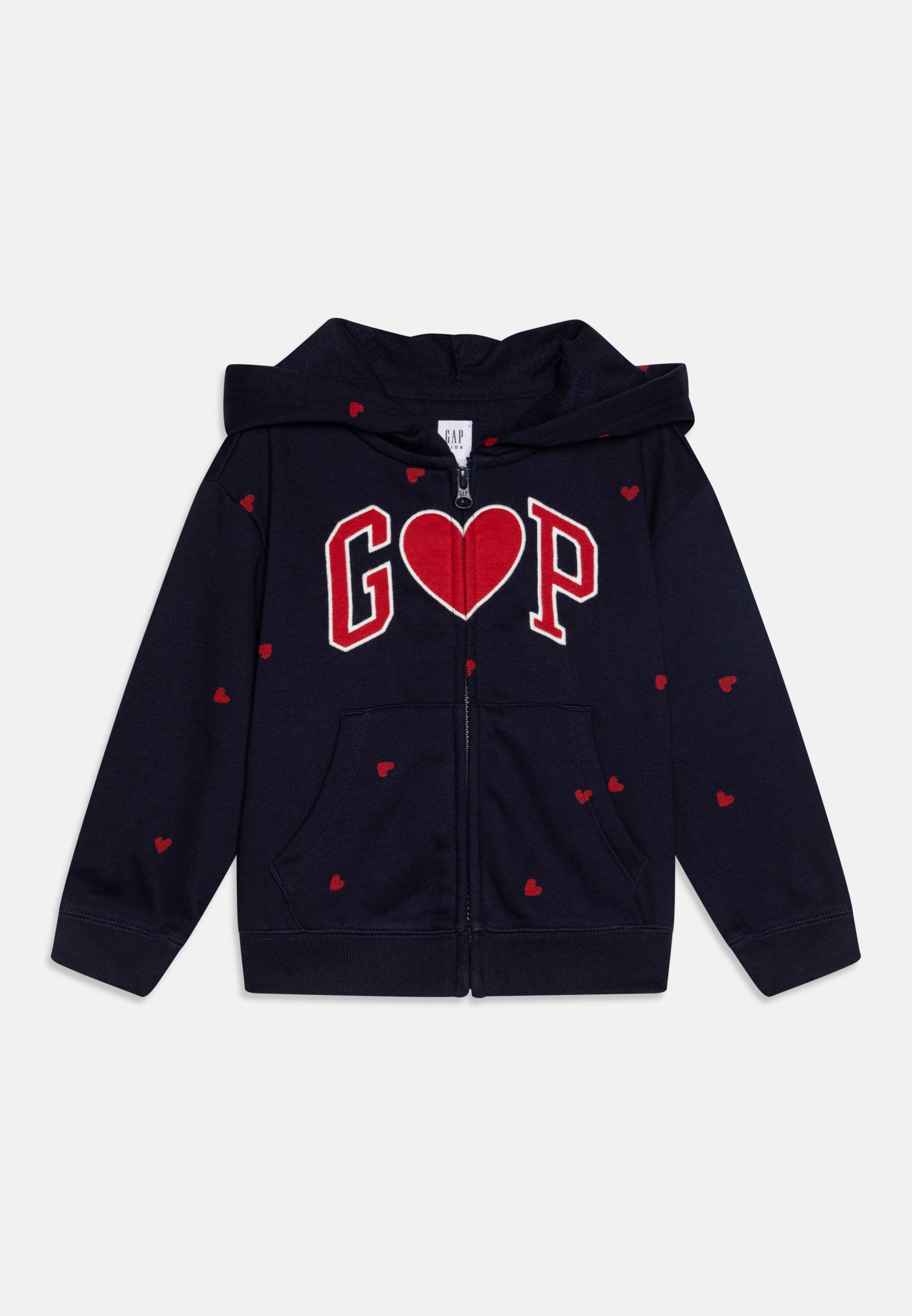 GAP LOGO GIRLS Felpa con zip navy/blu scuro
