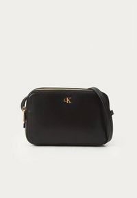 Calvin Klein HARDWARE MONOGRAM - Ülerinna-kott - black