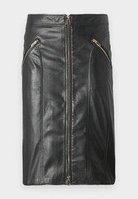 LIMA - Skinnskjørt - black