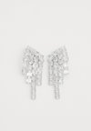 MILLENIA CLIP - Earrings - silver-coloured/white