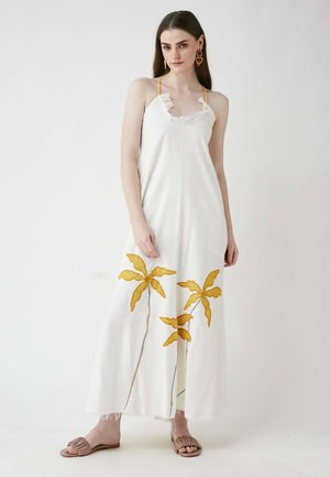 TROPICAL - Robe longue - white