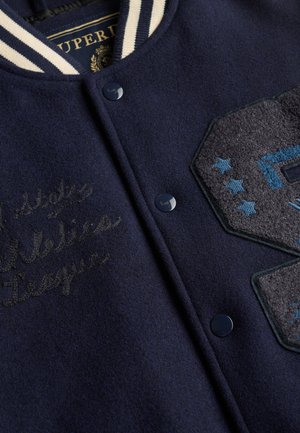 Superdry & Co, SUPERDRY VINTAGE PATCHED VARSITY JACKET.. - Bomberjakke - navy cream