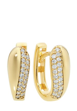 Ohrringe - weiß/gold