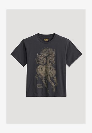 Wrangler, WRANGLER X LAINEY WILSON GOLDEN TEX TEE - Тениска с щампа - nightshade