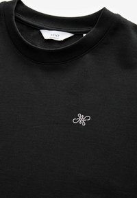 Next HEAVYWEIGHT - REGULAR FIT - T-shirts basic - black embroidery logo