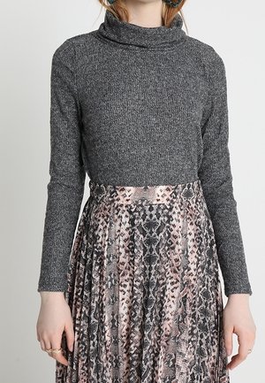 Pullover - mottled dark grey