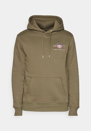 MEDIUM ARCHIVE SHIELD HOODIE - Sweater - grün