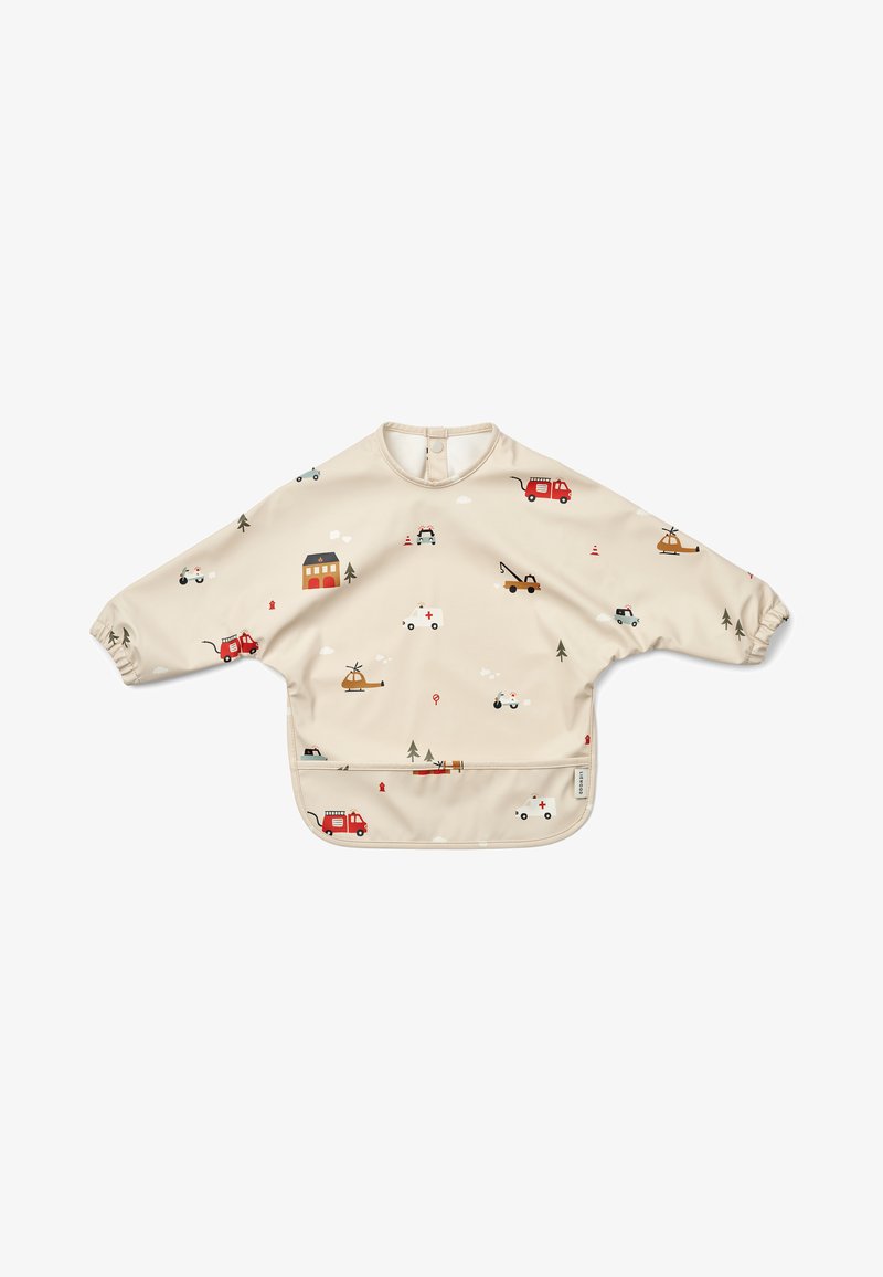 Liewood 10TH ANNIVERSARY MERLE CAPE BIB UNISEX - Lätzchen - emergency vehicle/sandy