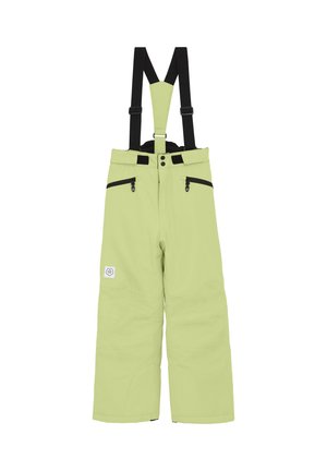 Color Kids WITH POCKETS - Pantalons de ski - shadow lime