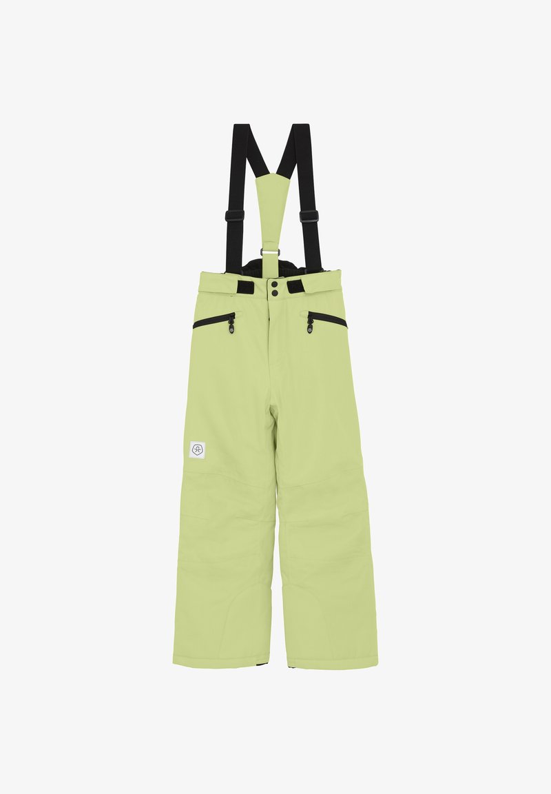 Color Kids WITH POCKETS - Skibroek - shadow lime