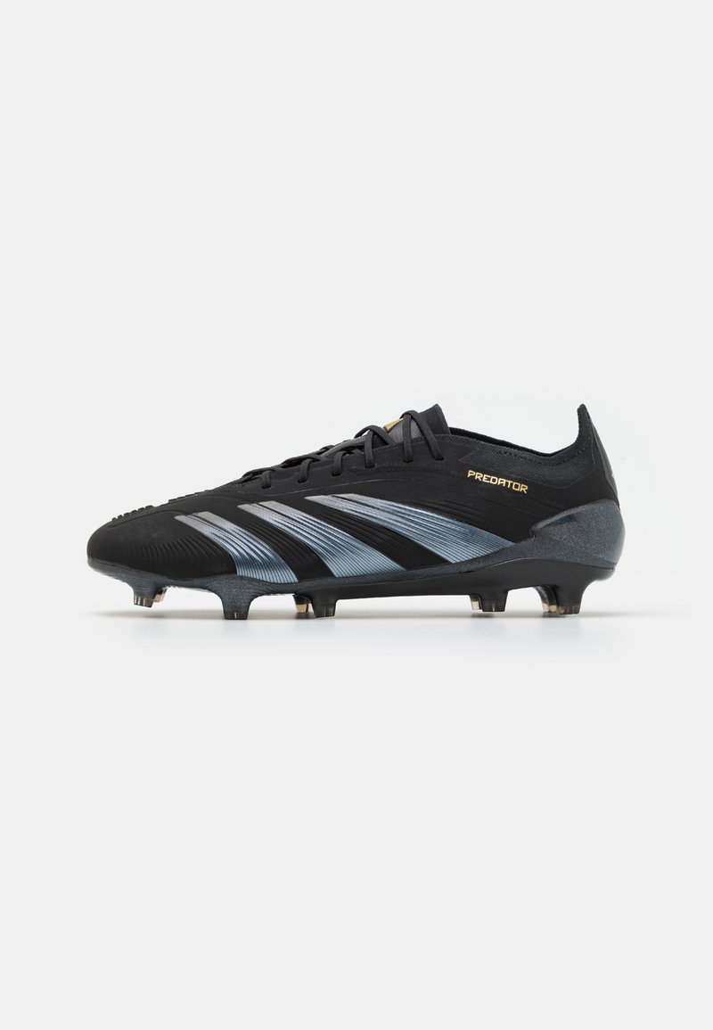 adidas Performance PREDATOR ELITE FIRM GROUND - Scarpe da calcio per terreni duri - core black/carbon/gold metallic