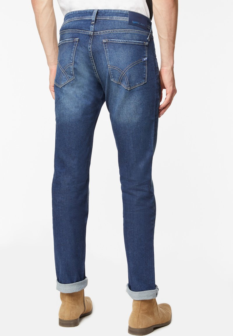 Herren Skinny Fit | GAS STRETCH ALBERT SIMPLE Jeans Slim Fit blau - LD07026 Herren Skinny Fit | GAS STRETCH ALBERT SIMPLE Jeans Slim Fit blau - LD07026