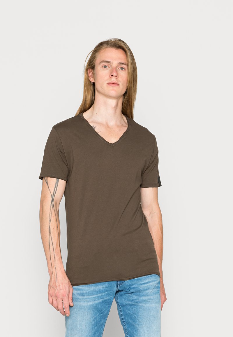 Replay T-shirt básica - marrone