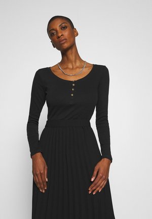 Topper langermet - black