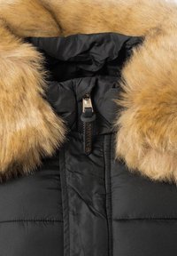 Navahoo PAPAYA - Wintermantel - schwarz - innen grau