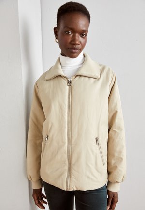Marc O'Polo JACKET COLLAR AND CUFFS ZIPPER POCKETS - Overgangsjakke - jonesboro cream