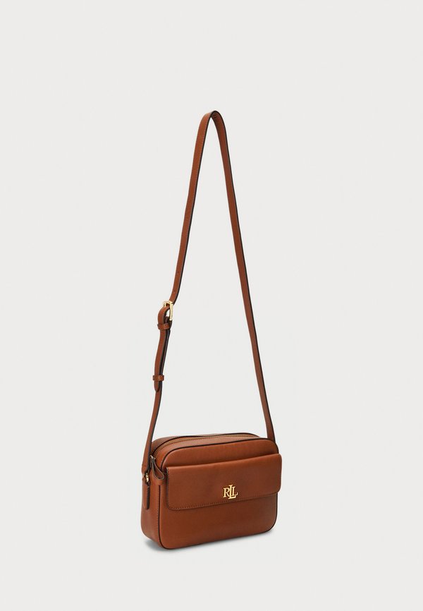 LEATHER MEDIUM MARCY CAMERA BAG - Cross body bag - tan3