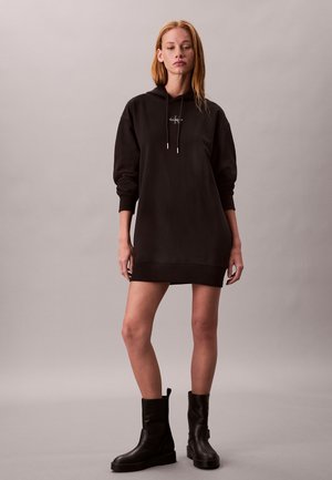 Calvin Klein Jeans MONOLOGO - Rochie de zi - black