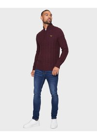 Threadbare SWINDON - Strickpullover - burgundy
