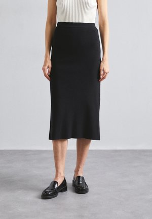 STUDIO ID SKIRT - Gonna a tubino - black