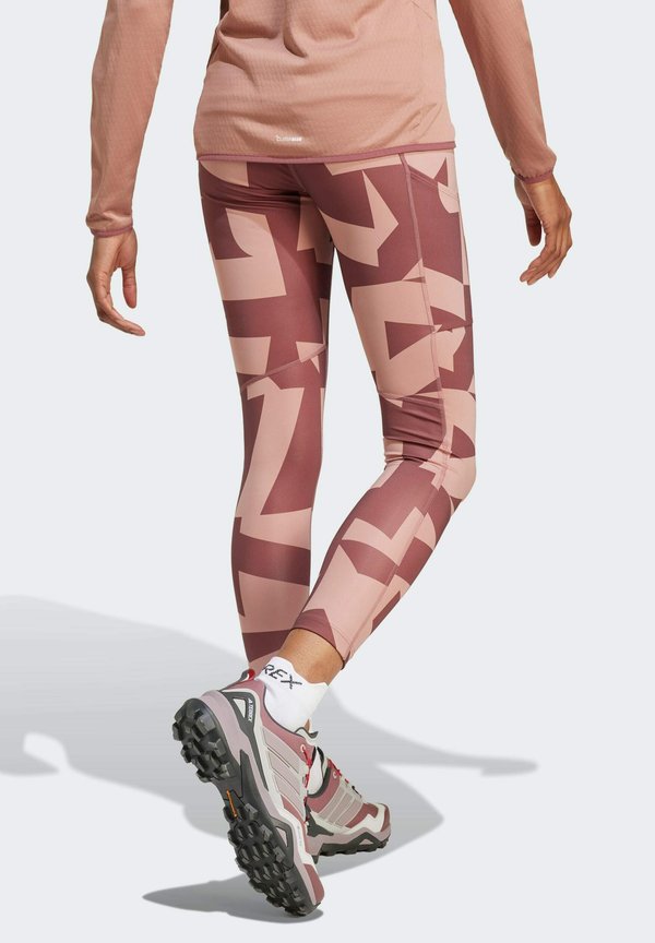 MULTI PRINTED - Leggings - warm clay burgundy burgundy burgundy