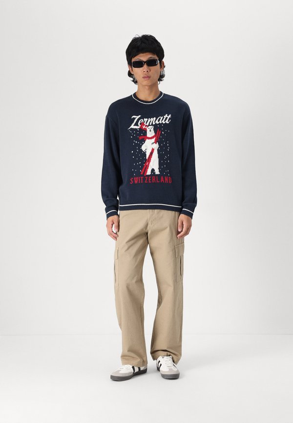 Relaxed Zermatt Switzerland Graphic Crew Sweater - Jumper4